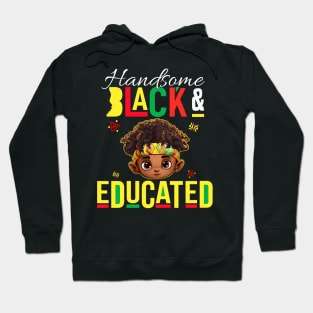 Pretty Black & Educated African American Black History Month Hoodie